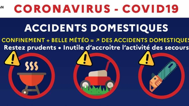 Coronavirus – Accidents domestiques