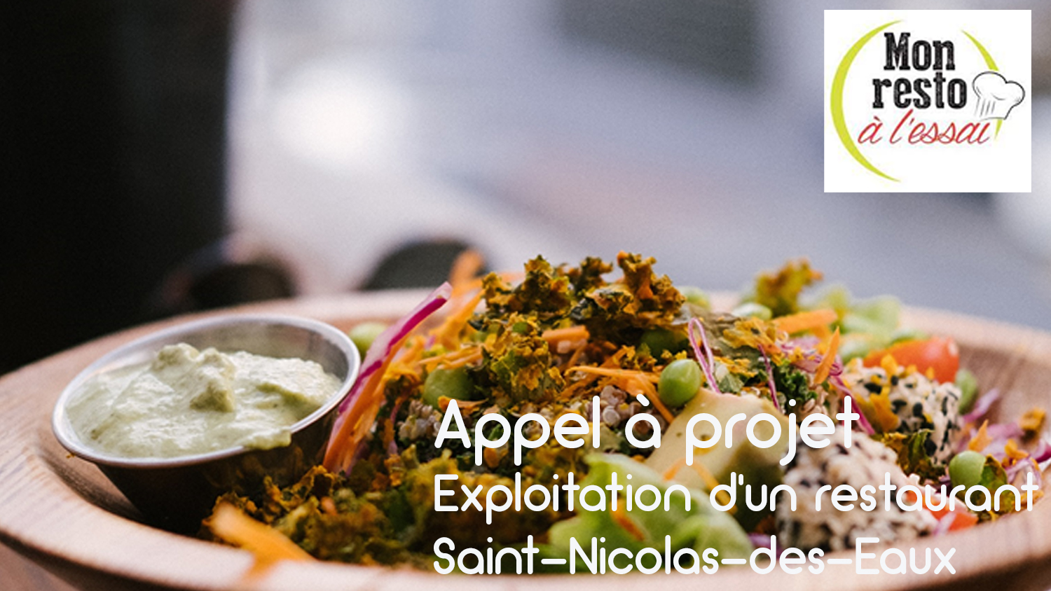 Appel à projet – Exploitation d’un restaurant à Saint-Nicolas-des Eaux