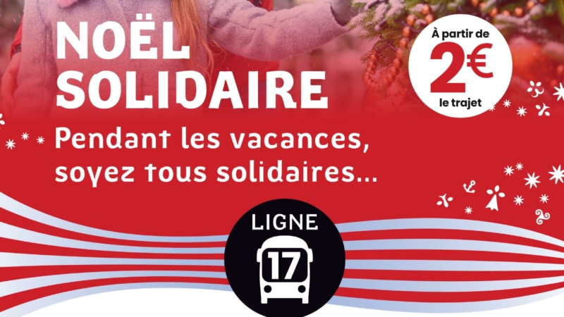 Opération commerciale ligne 17 BSA – Noël solidaire 2021