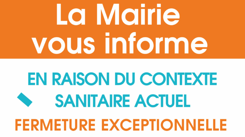 La mairie vous informe : fermeture exceptionnelle du Pôle culturel