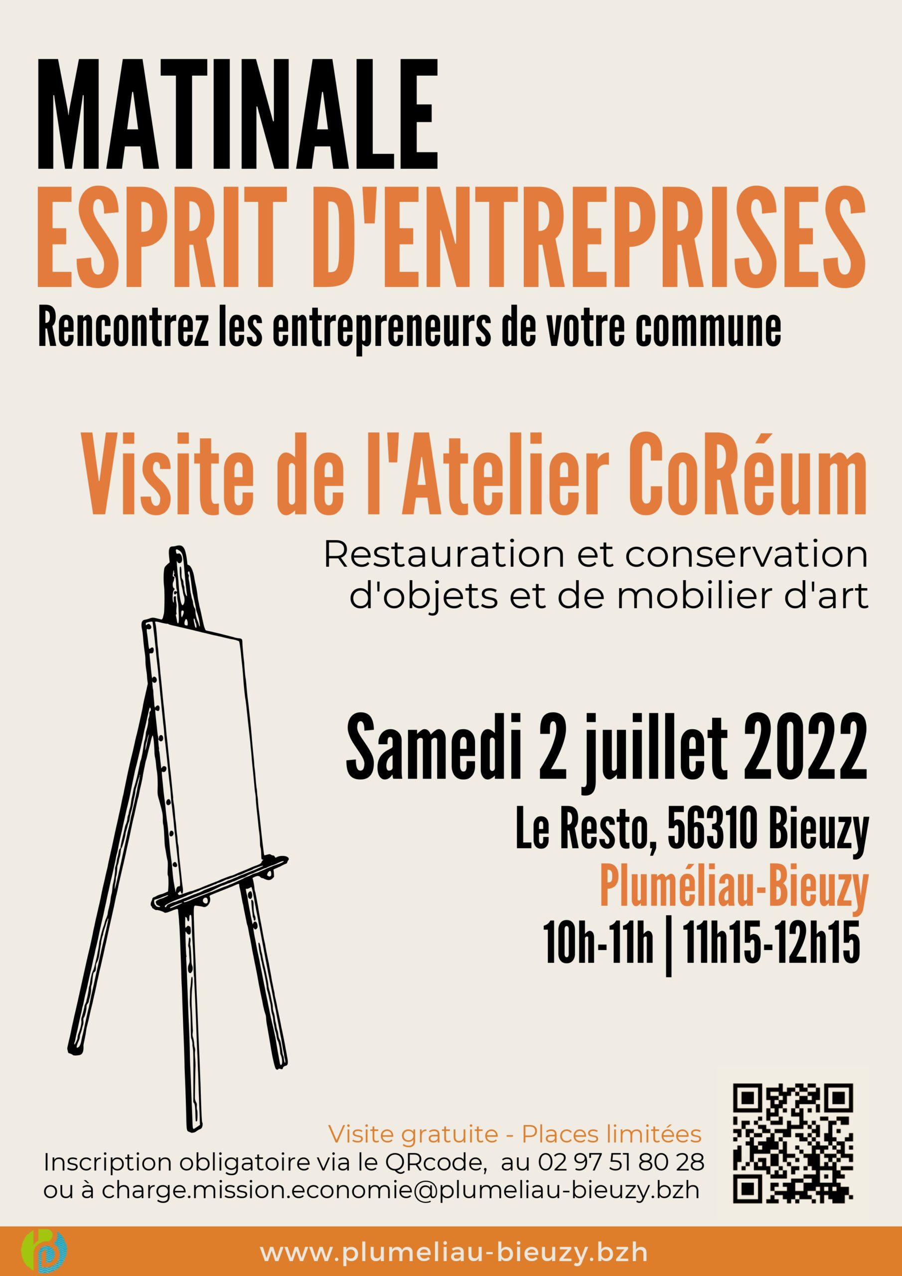 Les inscriptions pour la prochaine matinale « Esprit d’Entreprises » sont ouvertes !