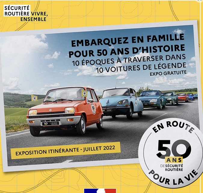 En route pour la vie : embarquez pour 50 ans d’histoire de sécurité routière