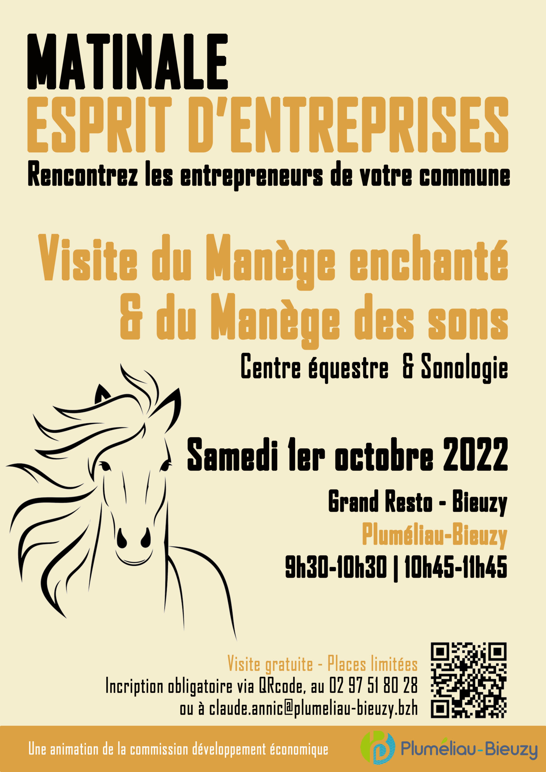 Matinale Esprit d’Entreprises du 1er octobre – Visite du manège enchanté et du manège des sons