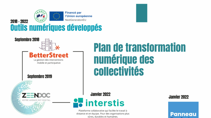 Plan de transformation numérique des collectivités financé par l’Union européenne