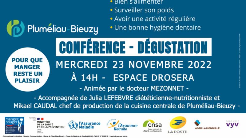 Conférence-Dégustation : mercredi 23 novembre à 14h – Espace drosera