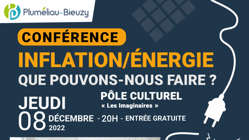 Conférence INFLATION/ÉNERGIE – Jeudi 08 décembre – 20h