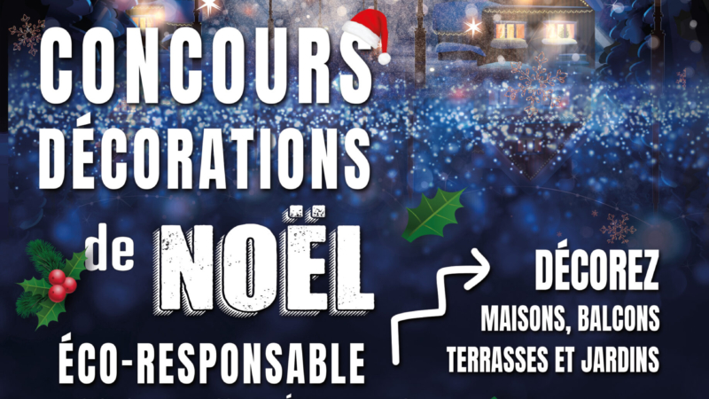 Concours – Décorations de Noël – Éco-responsable