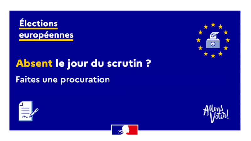 Élections européennes : pensez au vote par procuration