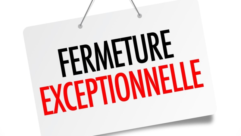 Fermeture exceptionnelle du Pôle culturel   Samedi 29 juin 2024