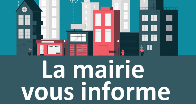 Mairie et agence postale – Mardi 15 avril – Ouverture exceptionnelle à 14h