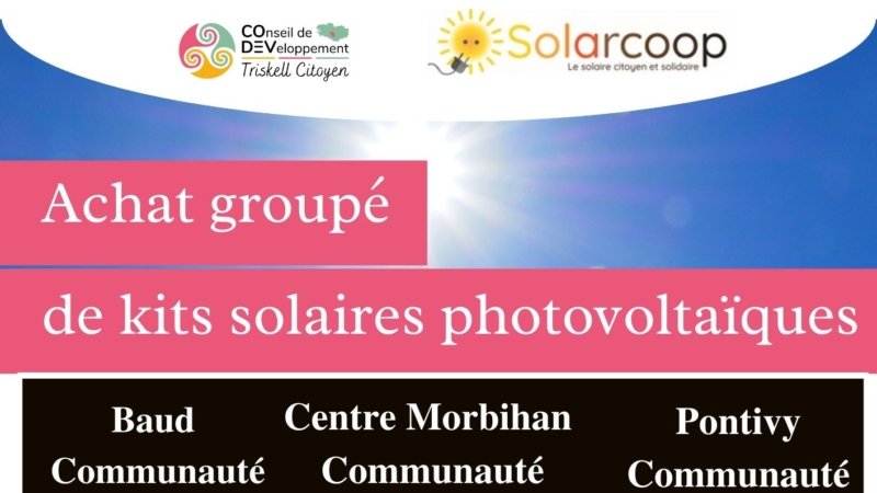 Kits solaires Plug and Play : Achat groupé citoyen – Proposition du Codev Triskell Citoyen sur le Pays de Pontivy