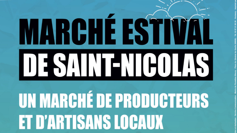 Saint-Nicolas-des-Eaux : marché estival des producteurs et des artisans locaux – 1er juillet au 2 septembre 2026