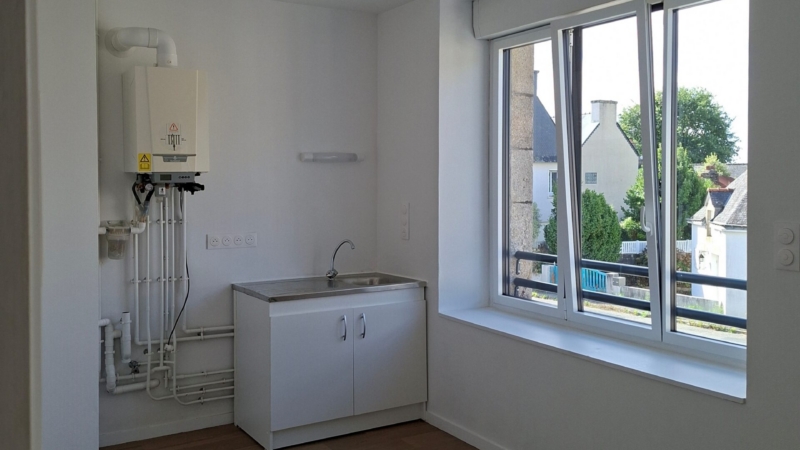 À louer – appartement T2 en centre-bourg de Pluméliau