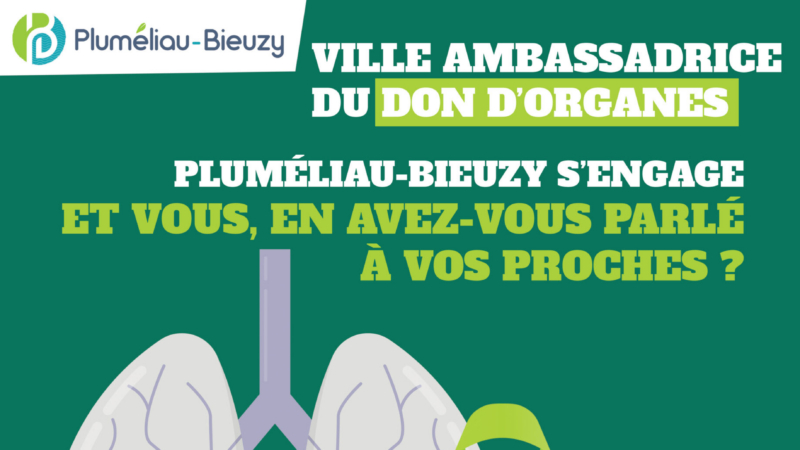 Ville ambassadrice du don d’organes – Pluméliau-Bieuzy s’engage